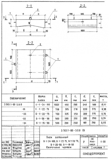 Лоток прикромочный Б 1-20-50
