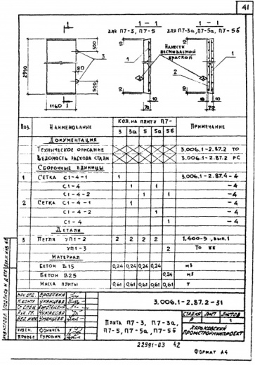 Плита П 7-5