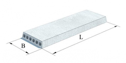 Плита перекрытия ПК 58-15-8