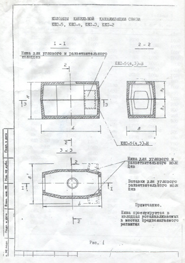 Колодец кабельный ККС-3-10